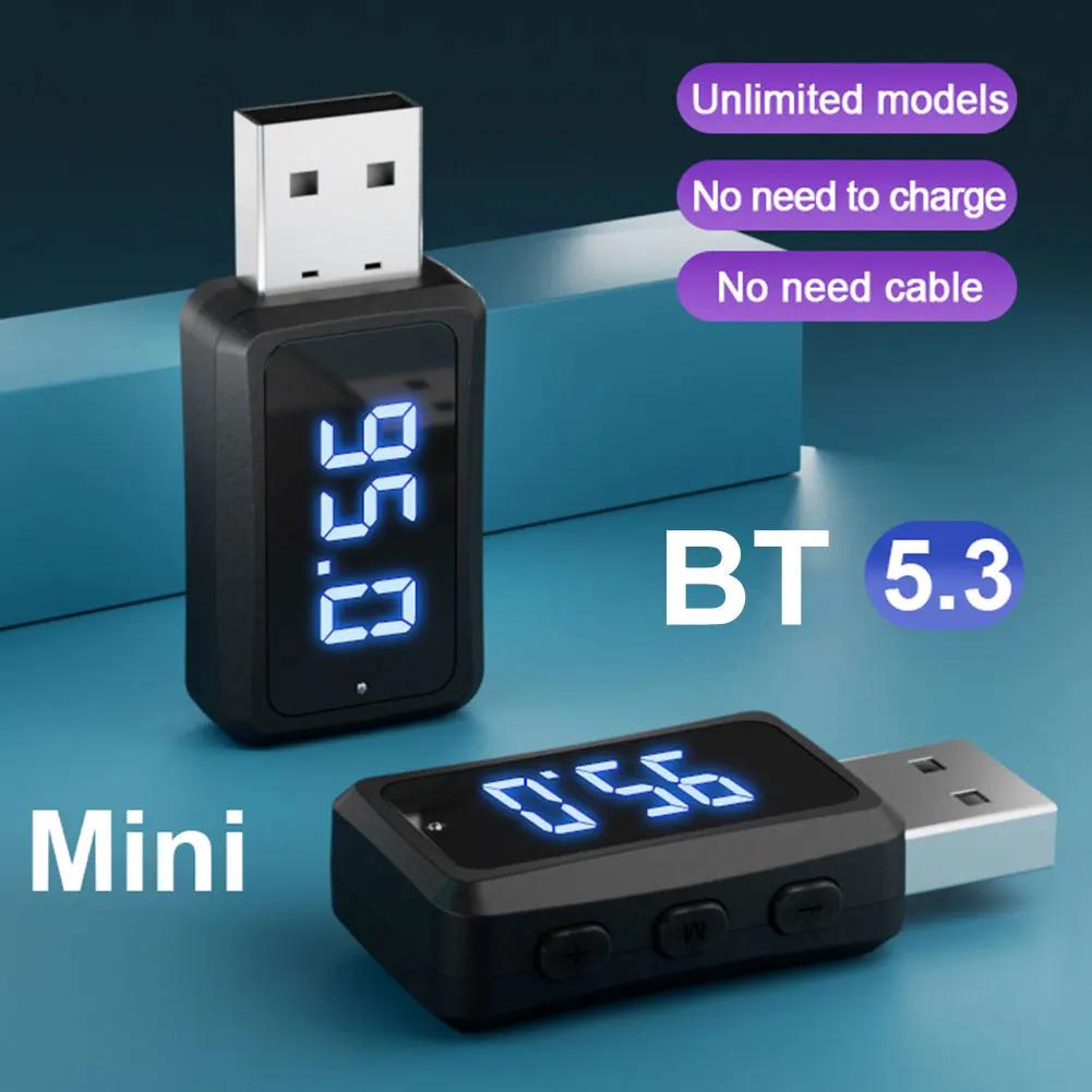 ڵ  5.3 FM02 ̴ USB ۽ű ű LED ÷ ž  ȭ ڵ ŰƮ    FM 